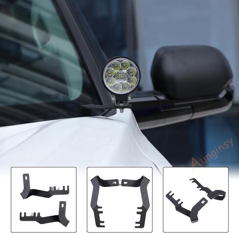 Ditch Hood Light Mount Brackets متوافقة مع Toyota Tundra 2022-2025 Truck Hood LED SPOTIGHT LIGH in Saudi Arabia