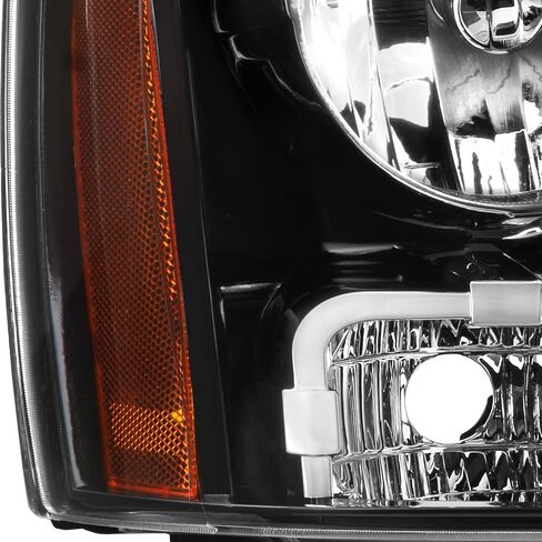 Akkon - Fits 2007-2013 14 Chevy Tahoe Suburban Avalanche Modelds Black Models [نوع الهالوجين] جانب الركاب الأيمن in Saudi Arabia