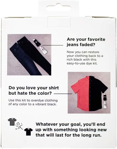 Craft County Rit Dye Back to Black Bundle – Includes Standard Back to Black Kit + 8 oz. Black Rit Dye Liquid & Additional Plastic Gloves, RIT-B2BKIT-BLK-GLVS-~CC_AR424 in Saudi Arabia