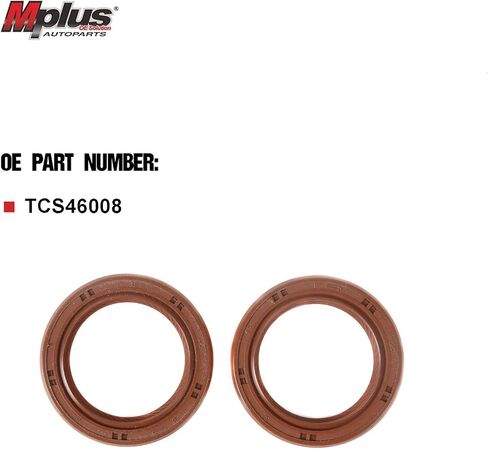 MPLUS Camshaft Front Seal Set TCS46008 Fits for Subaru 98-10 Forester / 98-01 Impreza / 98-12 Legacy / 00-12 Outback / 03-06 Baja 2.5L H4 SOHC EJ251 EJ253 in Saudi Arabia