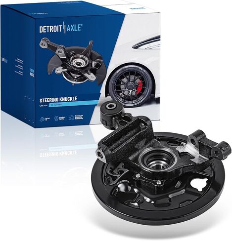 Detroit Axle - Rear Right Steering Knuckle for 01-08 Subaru Forester, Passenger Side Steering Knuckle & Wheel Hub Bearing Assembly 2001 2002 2003 2004 2005 2006 2007 2008 Replacement in Saudi Arabia