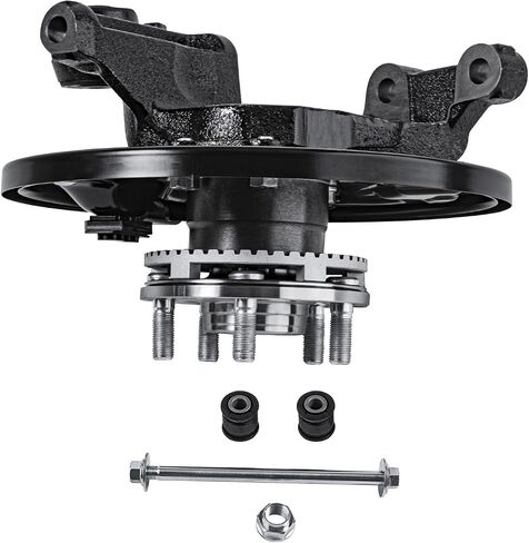 Detroit Axle - Rear Right Steering Knuckle for 01-08 Subaru Forester, Passenger Side Steering Knuckle & Wheel Hub Bearing Assembly 2001 2002 2003 2004 2005 2006 2007 2008 Replacement in Saudi Arabia