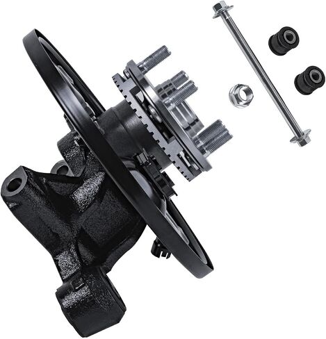 Detroit Axle - Rear Right Steering Knuckle for 01-08 Subaru Forester, Passenger Side Steering Knuckle & Wheel Hub Bearing Assembly 2001 2002 2003 2004 2005 2006 2007 2008 Replacement in Saudi Arabia