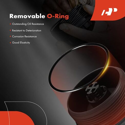 A-Premium Oil Filter Housing Cap Assembly Compatible with Volkswagen Jetta 2003-2006/2008-2014, Golf 2003-2004/2010-2014, Beetle 2013-2014, Eos 2007-2008, CC, EuroVan & Audi A3, Replace# 045115433C in Saudi Arabia