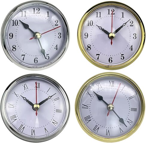 3-1/8Inch(80mm) Clock Insert Roman Numeral Round Watch Insert Trim for Decorating and Gifting in Saudi Arabia