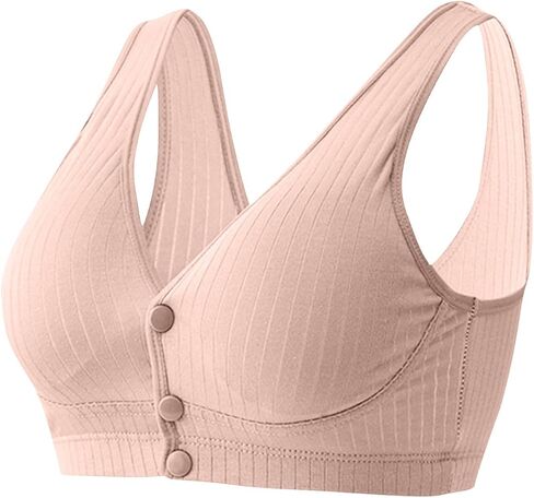 Daisy Bras for Women Plus Size No Underwire Full Coverage Front Closure Padded Bra Upgraded Everyday Support Bralette in Saudi Arabia