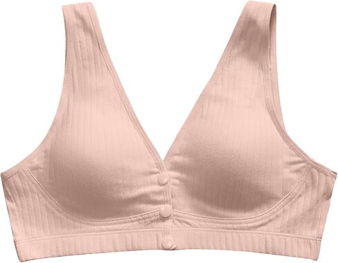 Daisy Bras for Women Plus Size No Underwire Full Coverage Front Closure Padded Bra Upgraded Everyday Support Bralette in Saudi Arabia