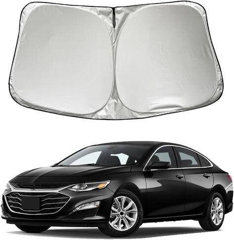 سيارة الزجاج الأمامي للسيارة الشمس الظل Sunshade متوافق مع Chevy Chevrolet Malibu 2025 2024 2023 2022 2021 2020-2011 in Saudi Arabia
