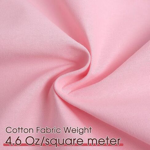 White Cotton Fabric, Natural 100% Cotton Poplin Fabric by The Yard 59 Inches Wide Lining Fabric for Sewing Apparel Cloth Soft Embroidery Quilting, 1 Yard in Saudi Arabia