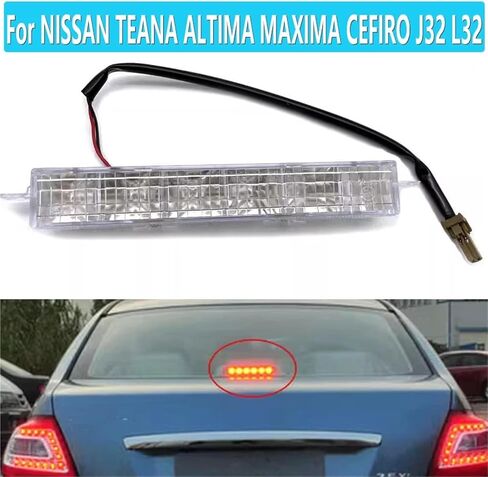 Compatible with NISSAN TEANA ALTIMA MAXIMA CEFIRO J32 L32 2008-2012 Car LED Rear Additional Brake Light High Mount Third Stop Tail Lamp in Saudi Arabia