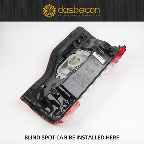 Dasbecan Right Passenger Side LED Tail Light Assembly Compatible with Ford F250 F350 F450 Super Duty 2017 2018 2019 Taillight Rear Lamp Replace KC3Z13404B Blind Spot Module Can be Installed in Saudi Arabia