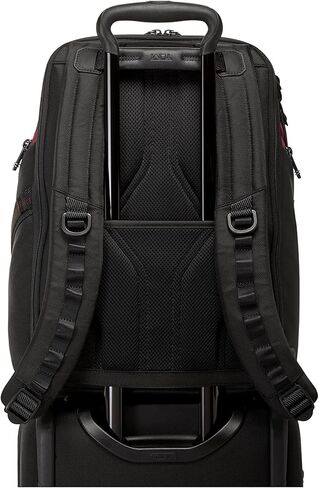 Tumi - حقيبة ظهر Search Alpha Bravo - حقيبة الظهر المحمول للرجال والنساء - حقيبة ظهر للعمل والسفر - 17.0 "× 14.0" × 8.3 " - جلد أسود in Kuwait