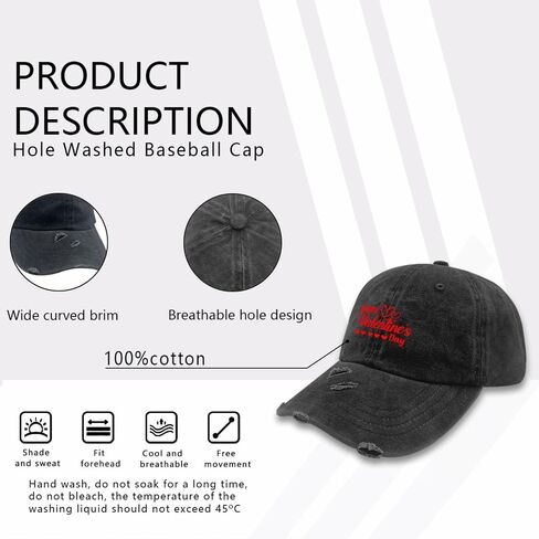 Happy Valentines Day Hats for Mens Washed Distressed Baseball Cap Cool Washed Hiking Hats Quick Dry in Saudi Arabia
