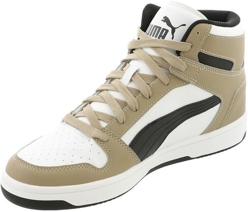 puma Rebound Rateup SL Mens Sneaker 10 dm Us Oakblackwhite in Saudi Arabia