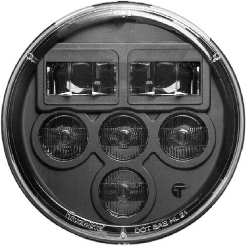 Truck -Lite 37270C 7 "Round LED Projector المصباح الأمامي مرتفع - مصابيح أمامية منخفضة الحزمة in Saudi Arabia