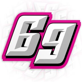 Custom Racing Sticker Personalized Name Number Racing Country Flag Waterproof Vinyl Stickers for Laptop Water Bottle Cars Phone Case Decal Decor Stuff Gifts in Kuwait