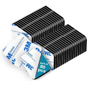 Double Sided Adhesive Foam Tape,2 Sided Mounting Tape ,double stick Removable Heavy Duty for Walls , Square (1.57" across) & Round (1.18" diameter) Pads, Waterproof Double Sided Sticky Pads in Office in Kuwait