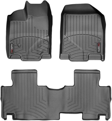 WeatherTech Custom Fit FloorLiners for MKX, Edge - 1st & 2nd Row (453491-451102), Tan in Saudi Arabia