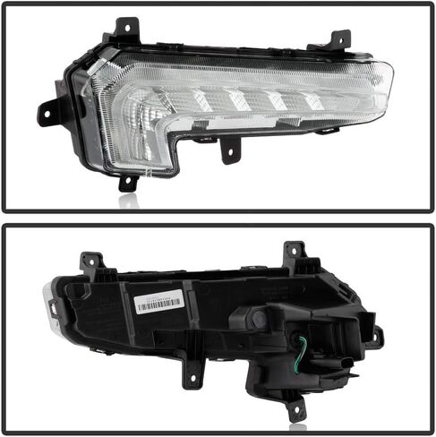 Acanii - لعام 2016-2018 Chevy Malibu Pront Pumper LED DRL DRL النهار تشغيل ضوء القيادة جانب الركاب جانب المركب in Saudi Arabia