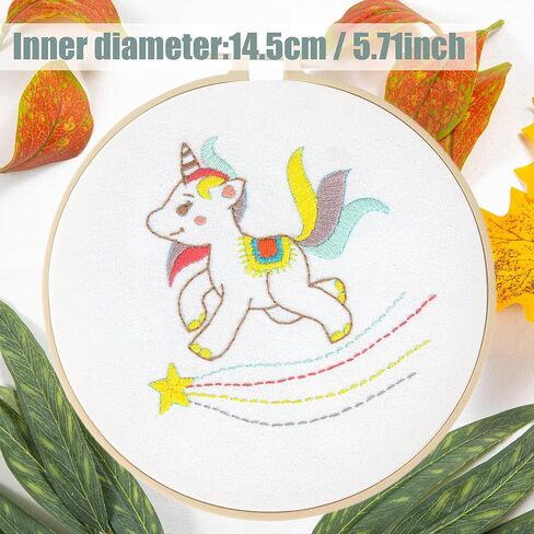 3 Pack Embroidery Kit for Beginners Adults, Adult Starter Cross Stitch Kit Needlepoint Complete DIY Kit with Unique Patterns, Hoop, Colorful Threads, Tools, Step by Step Instructions & Video Tutorial in Kuwait