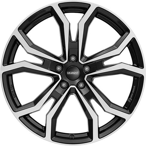 Dezent Rim TV Dark 7.5JX18 ET45 5x108 متوافق مع Jaguar X-Type E-Pace F-Pace I-Pace Xe in Saudi Arabia
