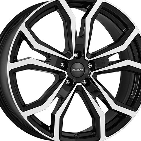 Dezent Rim TV Dark 7.5JX18 ET45 5x108 متوافق مع Jaguar X-Type E-Pace F-Pace I-Pace Xe in Saudi Arabia