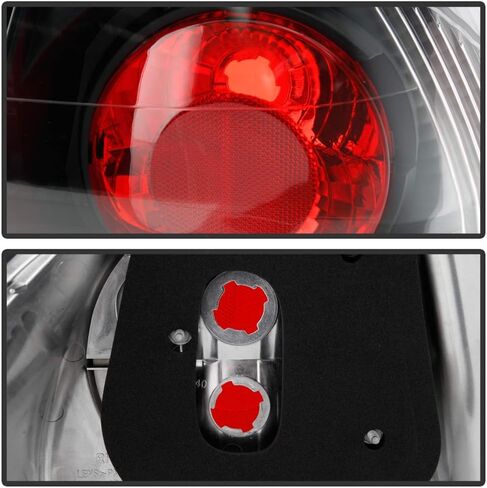 ACANII - For Black 2001-2002 Honda Accord 4-Door Sedan Tail Lights Brake Lamps Taillights Taillamps Left+Right Assembly in Saudi Arabia
