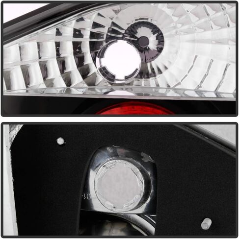 ACANII - For Black 2001-2002 Honda Accord 4-Door Sedan Tail Lights Brake Lamps Taillights Taillamps Left+Right Assembly in Saudi Arabia