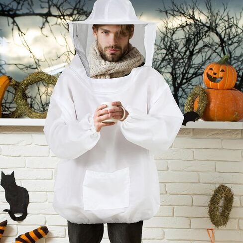Hercicy Halloween Bee & Beekeeper Costume Costume Cosplay - Bee Jacket with Head Piece in Saudi Arabia