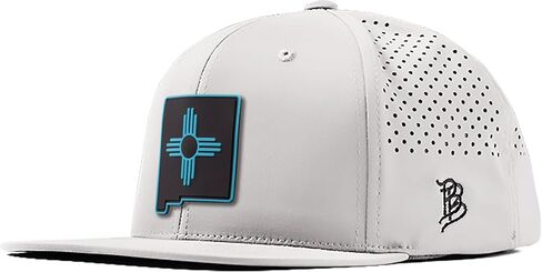 Branded Bills New Mexico Turquoise PVC Flat Performance, Snapback Closure, Lightweight, Comfortable Baseball Cap in Saudi Arabia