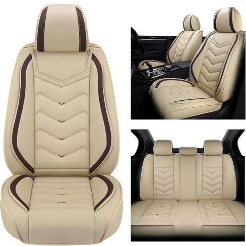 Car Seat Cover for Acura ADX 2025,Seat Cover Full Set,Non-Slip Waterproof seat Cover,Wear-Resistant Nappa Leather car seat Covers.(Standard 5 Seats/Pure Black) in Saudi Arabia