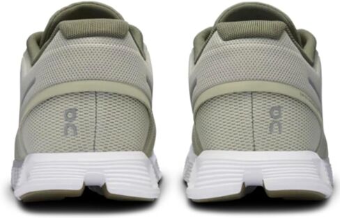 On Men's Cloud 5 Sneakers, Chalk/Grove, 11.5 Medium US in Saudi Arabia