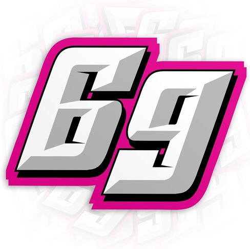 Custom Racing Sticker Personalized Name Number Racing Country Flag Waterproof Vinyl Stickers for Laptop Water Bottle Cars Phone Case Decal Decor Stuff Gifts in Kuwait