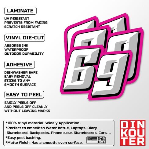 Custom Racing Sticker Personalized Name Number Racing Country Flag Waterproof Vinyl Stickers for Laptop Water Bottle Cars Phone Case Decal Decor Stuff Gifts in Kuwait