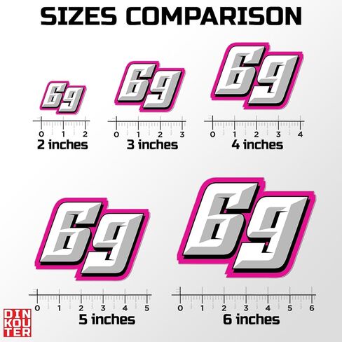 Custom Racing Sticker Personalized Name Number Racing Country Flag Waterproof Vinyl Stickers for Laptop Water Bottle Cars Phone Case Decal Decor Stuff Gifts in Kuwait