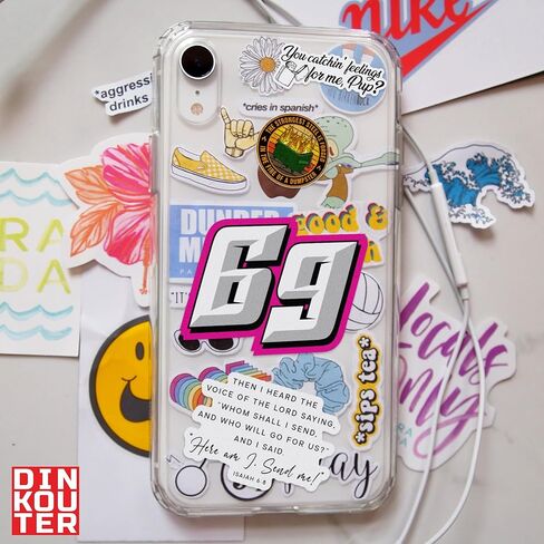 Custom Racing Sticker Personalized Name Number Racing Country Flag Waterproof Vinyl Stickers for Laptop Water Bottle Cars Phone Case Decal Decor Stuff Gifts in Kuwait