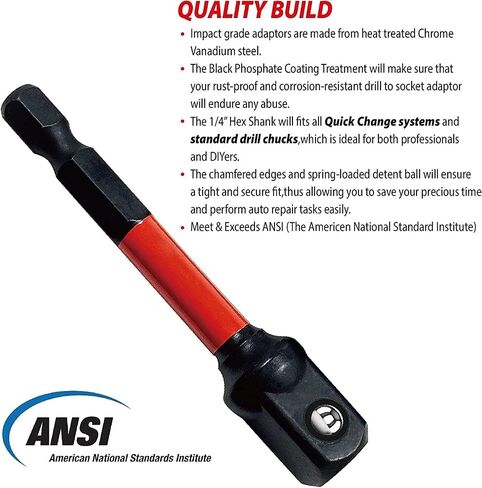 Big Red Bht-03itsa01r-3 Torin 3-Piece 1/4 "Hex Shank ، 1/4 ، 3/8" ، 1/2 " in Saudi Arabia