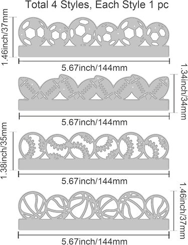 GLOBLELAND Baseball Cutting Dies for DIY Scrapbooking Metal Sports Man Cut Dies Baseball Man Die Cuts for Card Making Embossing Photo Album Craft Decor in Kuwait