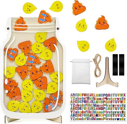 Magnetic Reward Jar for Kids – Star Jar Reward System, Behavior Classroom Incentive Jar with Fun Star Chart, Suitable for Teachers Parents (Mason Jar with Stars, Kids Motivational Tool) in Saudi Arabia
