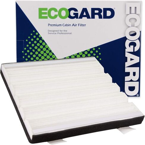 ECOGARD XC10429 FILTER Cabin Air Fits 2007-2013 شيفروليه سيلفرادو 1500 ، 2007-2014 Tahoe ، 2007-2013 GMC Sierra 1500 ، 2007-2014 Chevrolet Silverado 2500 HD ، Suburban 1500 in Saudi Arabia