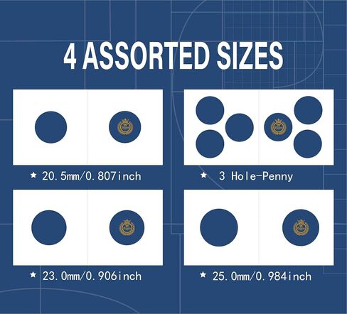 Boen 2400PCS Coin Flips في 6 أحجام من حاملي عملة الورق المقوى لـ Colletors 2x2 Inch Coin Coin Flips لجمع العملة المعدنية (Coin Flips 6-2400) in Kuwait
