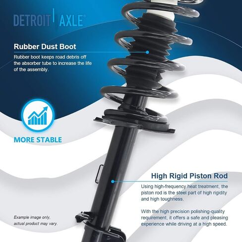 Detroit Axle - Front Steering Knuckles Kit for 05-12 Ford Escape, 05-11 Mazda Tribute Mercury Mariner, Steering Knuckles and Wheel Bearing Hubs Struts & Coil Spring Sway Bars Replacement Suspension in Saudi Arabia