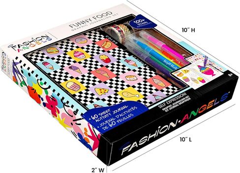 Fashion Angels Yummy Gummies Graphic Journal Set, Includes Sketch Book, Sticker Sheets, Writing Essentials, Tape & More, Ideal for Kids & Teens in Saudi Arabia