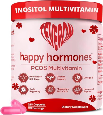 Happy Hormones PCOS Multivitamin-Myo-Inositol & D-Chiro Inositol 40: 1 ملحق- in Kuwait