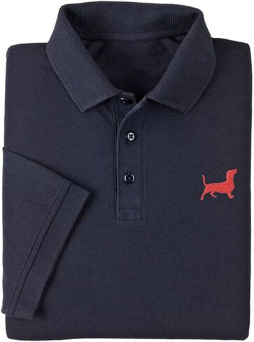 Men's Casual Polo Shirt Dachshund Dog Embroidered Short Sleeve Golf Polo-Shirts in Saudi Arabia