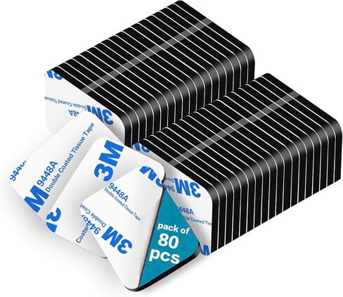 Double Sided Adhesive Foam Tape,2 Sided Mounting Tape ,double stick Removable Heavy Duty for Walls , Square (1.57" across) & Round (1.18" diameter) Pads, Waterproof Double Sided Sticky Pads in Office in Kuwait