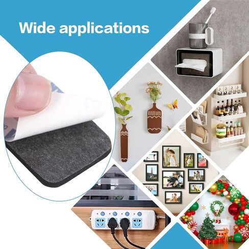 Double Sided Adhesive Foam Tape,2 Sided Mounting Tape ,double stick Removable Heavy Duty for Walls , Square (1.57" across) & Round (1.18" diameter) Pads, Waterproof Double Sided Sticky Pads in Office in Kuwait