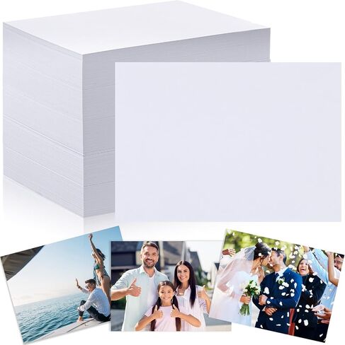 Fainne 400 Sheets Photo Paper 8.5 x 11 in Glossy Double Sided 54lbs 9.5mil 200gsm Photo Paper Glossy Card Stock for Inkjet Printing Printer Making Pictures Calendar Greeting Card Printing in Saudi Arabia