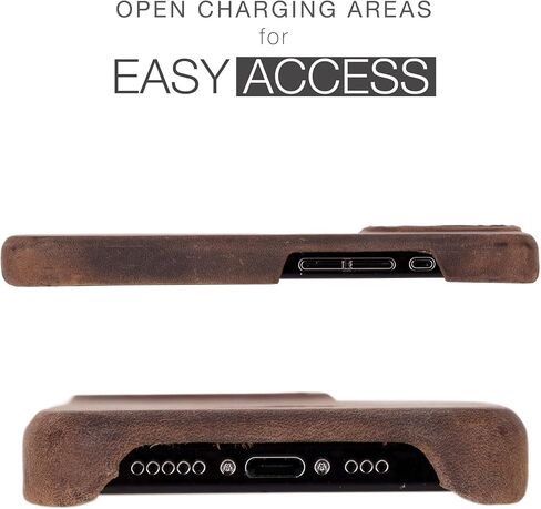 BLACKBROOK for iPhone 16 Pro Max Case with Wallet, Burkley Full Grain Leather, Detachable 2-in-1 Set for MagSafe, 4 Card Slots with RFID, Folio Wallet Case Compatible with iPhone 16 Pro Max in Kuwait