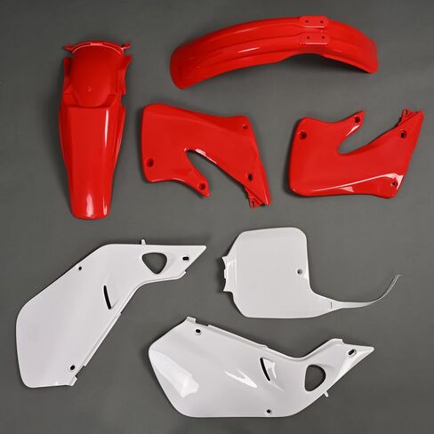 ECOTRIC Red Plastic Kit Bodywork Compatible With 1997 1998 1999 CR250 CR250R Honda in Saudi Arabia